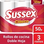 Rollo Cocina Sussex Clasico 50paños X 3un #1