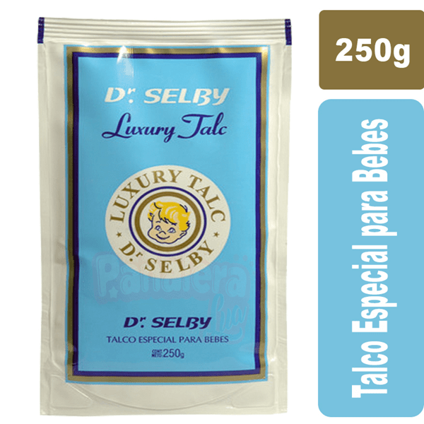 Dr Selby Talco Bolsa Bebe Celeste 250 gr #1