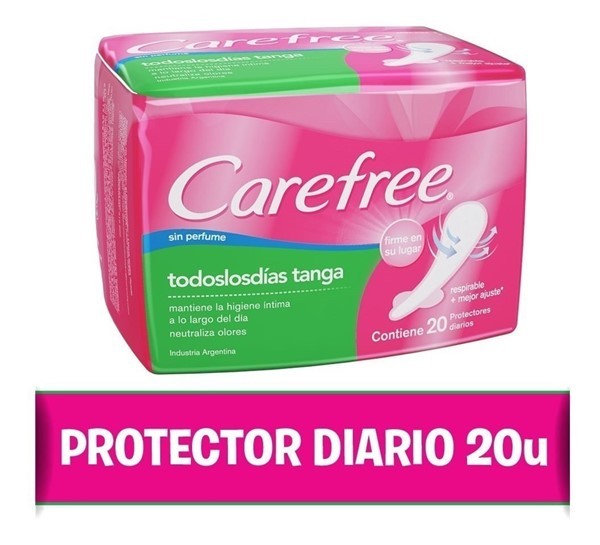 Protectores Diarios Carefree Todos Los Días Tanga X 20 Unidades alt