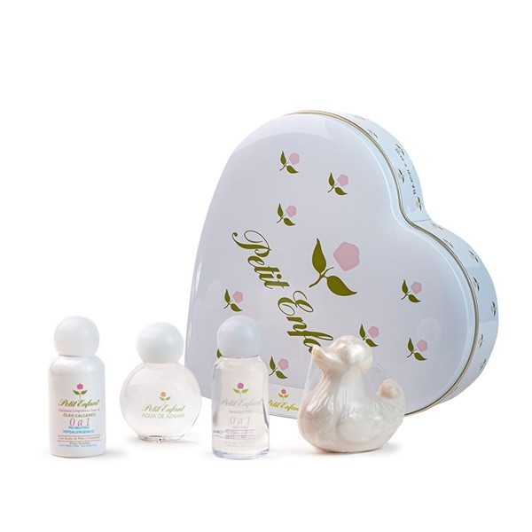 Lata Corazón Petit Enfant Shampoo + Jabón + Oleo + Agua De Azahar alt