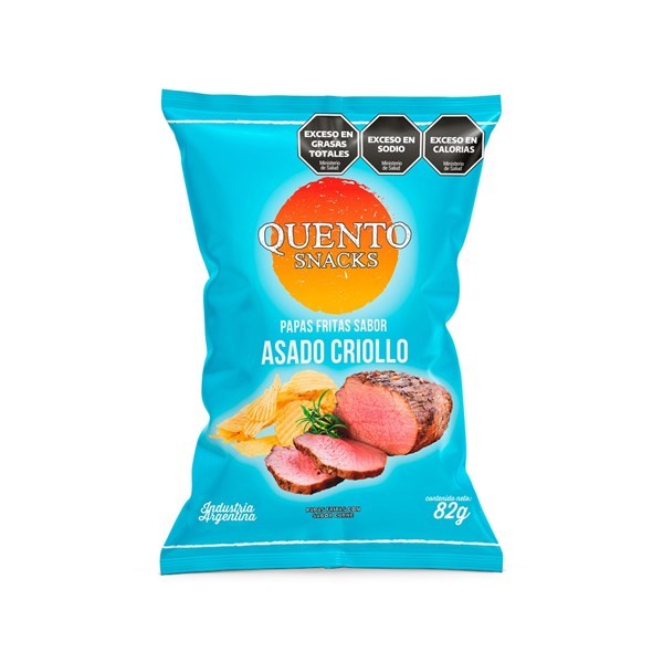 Papas Fritas Quento Sabor Asado Criollo 82 grs #1