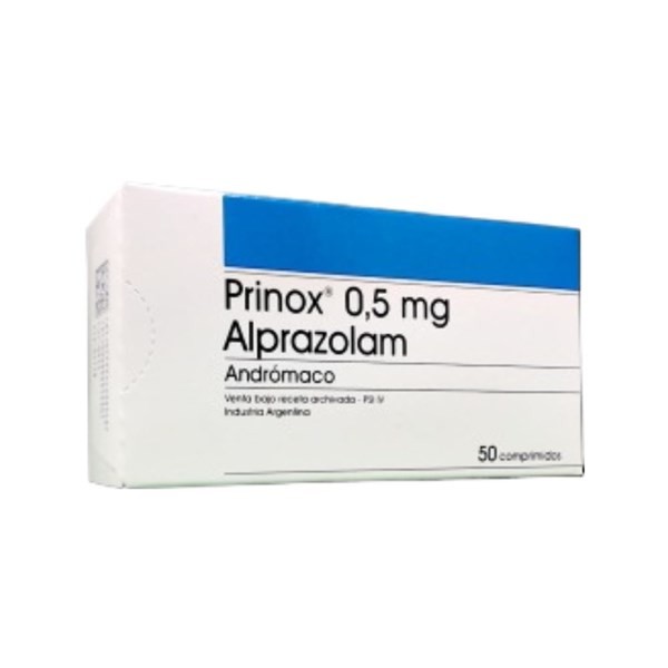 Eurofarma Prinox Alprazolam 0.5 Mg x 50 Comp #1