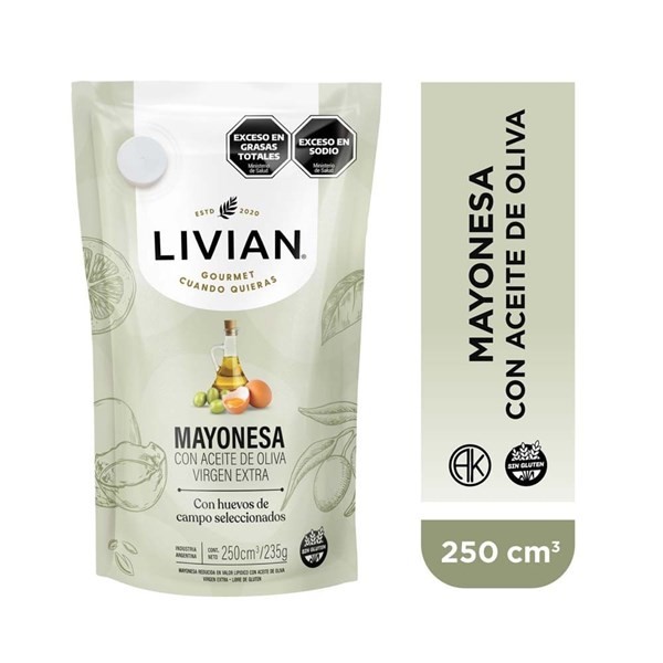 Mayonesa Oliva x 250 gr Livian #1