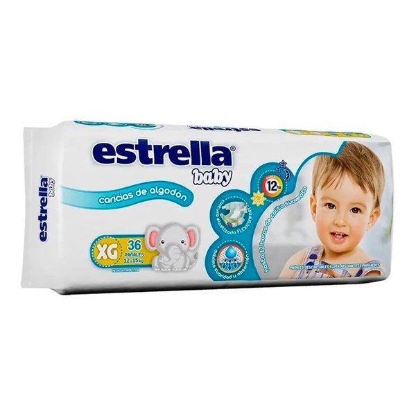 Estrella Talle XG de 12 kg a 15kg x 36 Uni alt