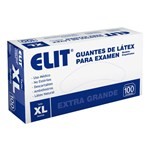 Guantes Examen Latex Extra Grande X100 - Elit #1
