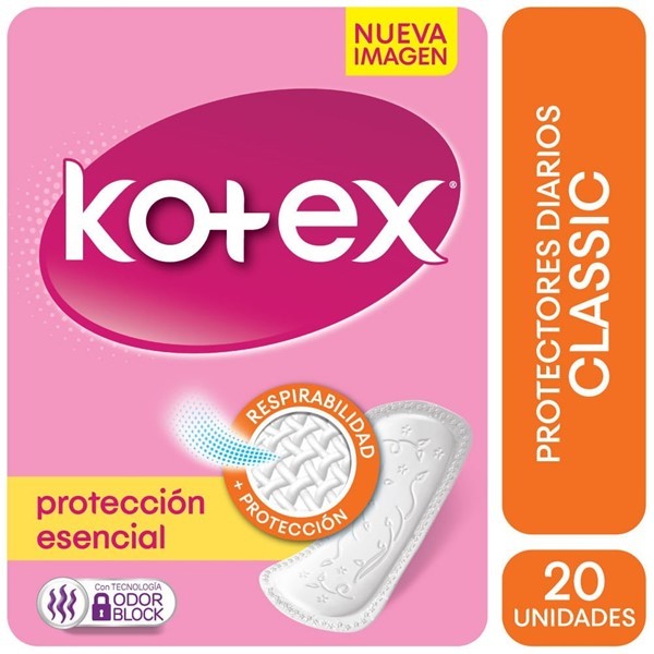 Kotex Protector Diario Esencial (20 Unidades) alt