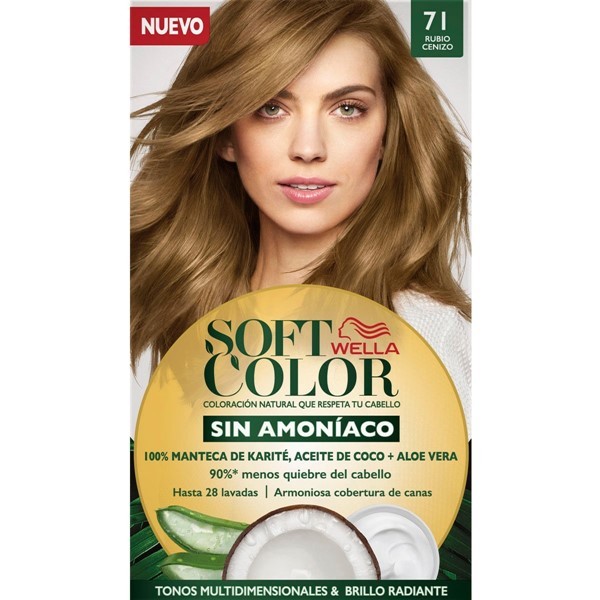 Soft Color Kit Coloracion 71 (Rubio Ceniza) #1