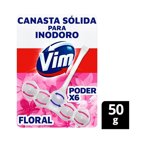 Canasta Para Inodoros Vim Floral Poder x 6 50 grs #1