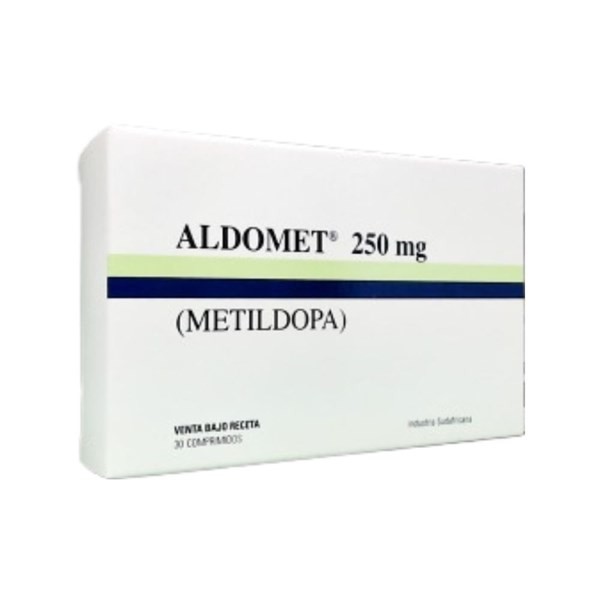 Aspen Pharma Aldomet Metildopa 250 Mg x 30 Comp Recubiertos #1