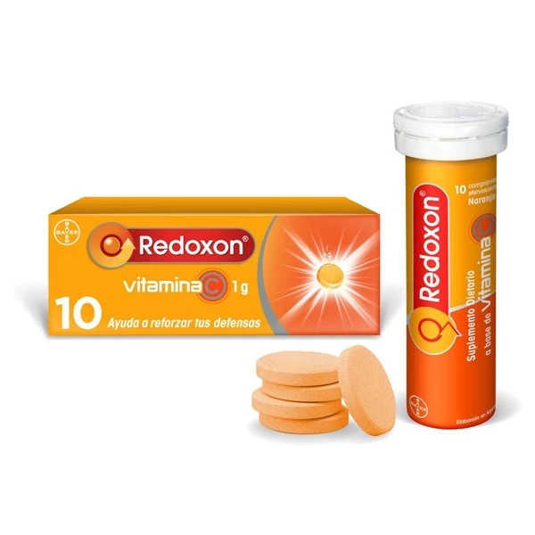 Redoxon Suplemento Dietario Efervescente Naranja x 10 Comprimidos