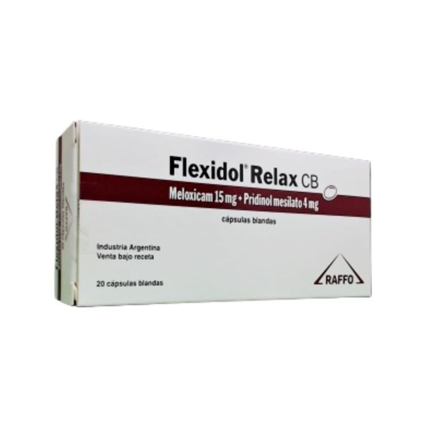 Raffo Flexidol Relax Cb Meloxicam + Pridinol x 20 Cáps Blandas Tipo de Receta Opcional #1