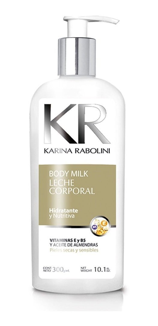 Karina Rabolini Leche Corporal Hidratante Y Nutritiva Con Almendras 300 Ml #1