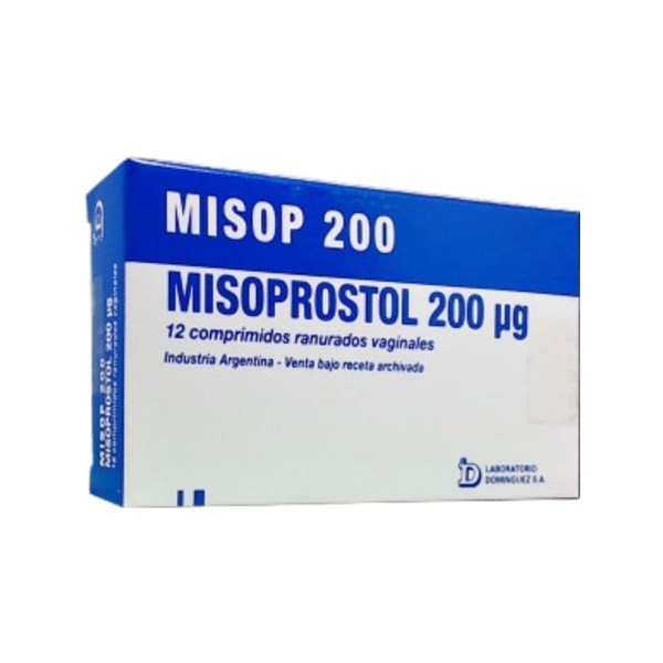 Dominguez Misop Misoprostol 200 x 12 Comp Vaginales Ranurados #1