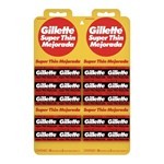 Gillette Super Thin Mejorada Roja 20 x 5 Hoja de Afeitar #1