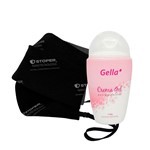 Combo Barbijo Reutilizable  Stoper + Gel Crema Sanitizante Antibacterial Gella #1