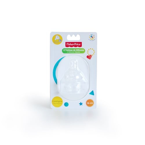 Fisher Price Tetina de Silicona 2 Unidades 1824 (-m) #1