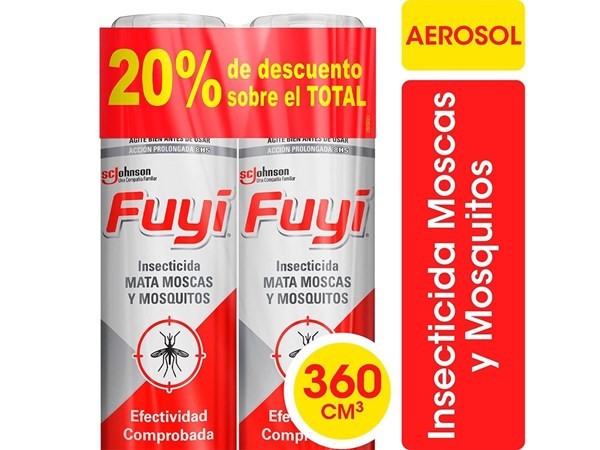 Insecticida FUYI Aerosol Mata Moscas y Mosquitos | 360 ml 2 unidades #1
