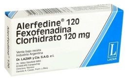 Alerfedine 120mg | 10 comprimidos
