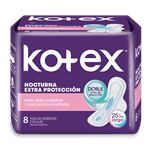 Kotex Toalla Femenina Nocturna - 8 Unidades  #2