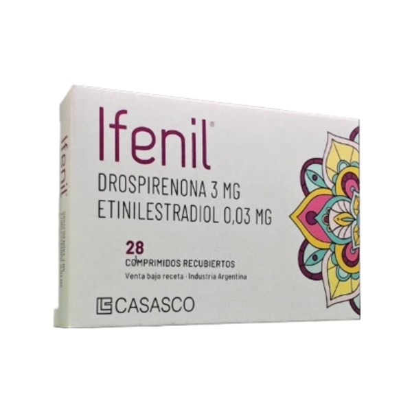 Casasco Ifenil Drospirenona+Etinilestradiol x 28 Comp Recubiertos #1