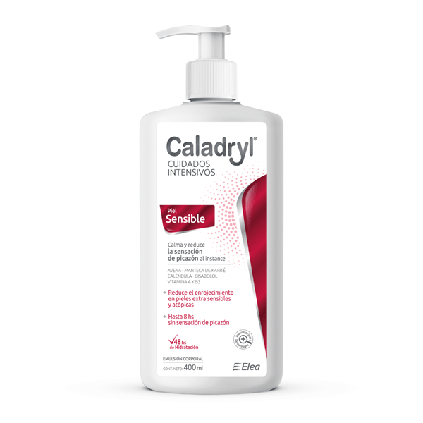 Caladryl Cuidados Intensivos Piel Sensible 400ml