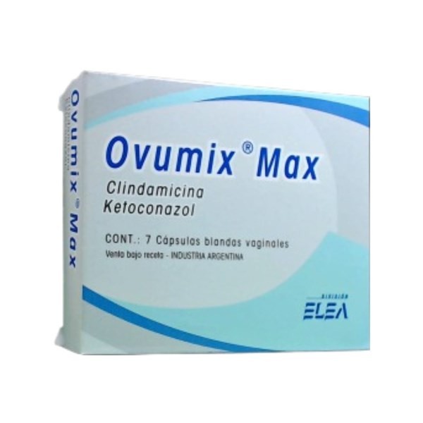 Elea Ovumix Max Clindamicina + Ketoconazol x 7 Cáps Vaginales #1