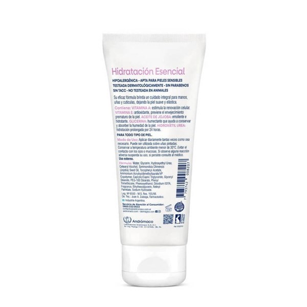 Crema Dermaglós para Manos Hidratación Esencial 100g alt