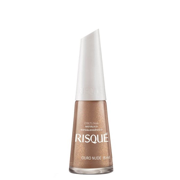 Risque Esmalte de Uñas Metalico 110 Oro Nude #1