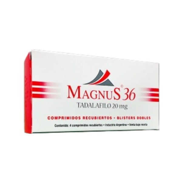 Sidus Magnus 36 Tadalafilo 20 Mg x 4 Comp Recubiertos #1