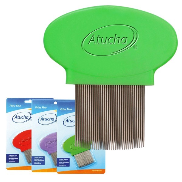 Aller Atucha Peine pediculosis con mango plástico premium