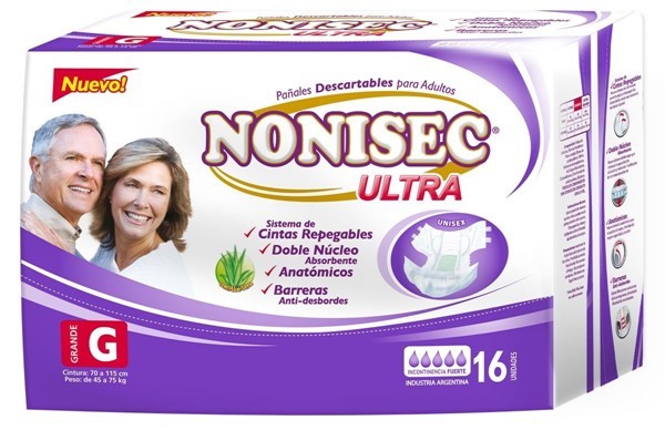Nonisec Pañales Adultos Anatómicos Ultra Hiperpack #1