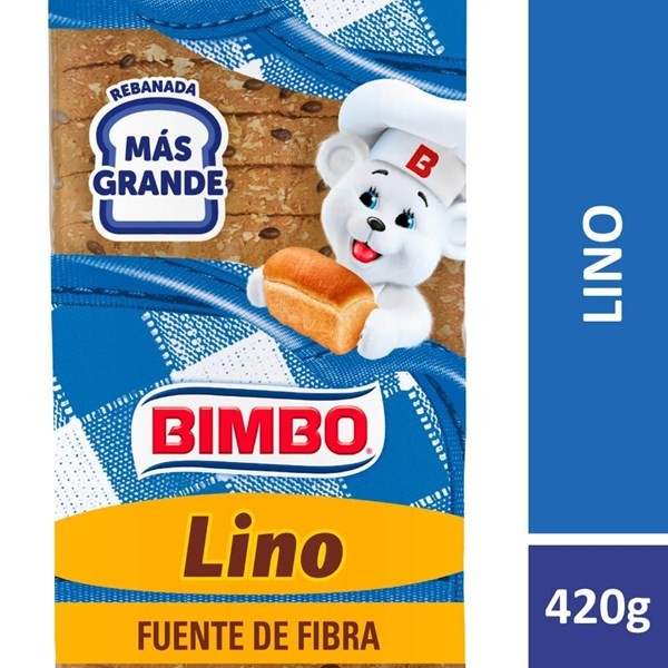 Pan Con Lino Bimbo X 420 Gr #1