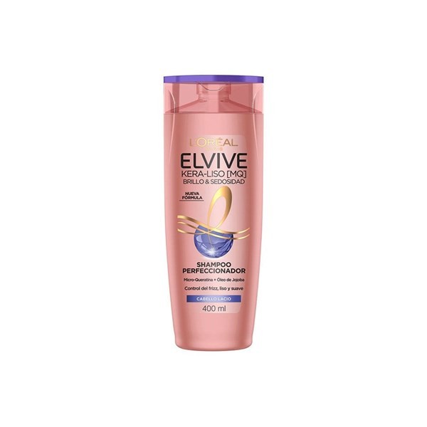 Shampoo Elvive Kera Liso Brillo Sedosidad 400 M #1