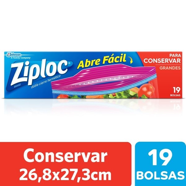 Ziploc Bolsa Conservadora Grande 19 Unidades alt