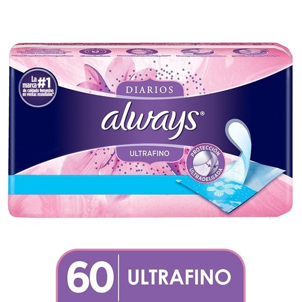 Always Protectores Diarios Invisibles (60 Unidades)