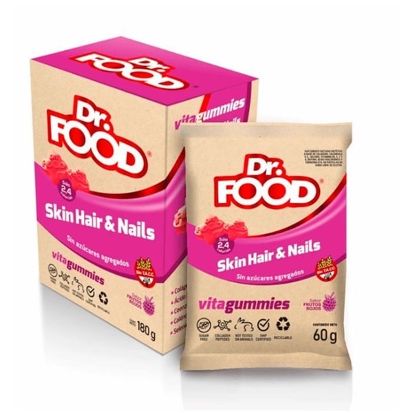 Dr Food Suplemento Dietario Cara Pelo Y Uñas 180 grs alt