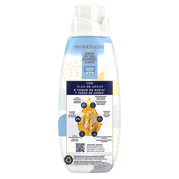Suavizante Comfort Hipoalergenico 500 Ml alt