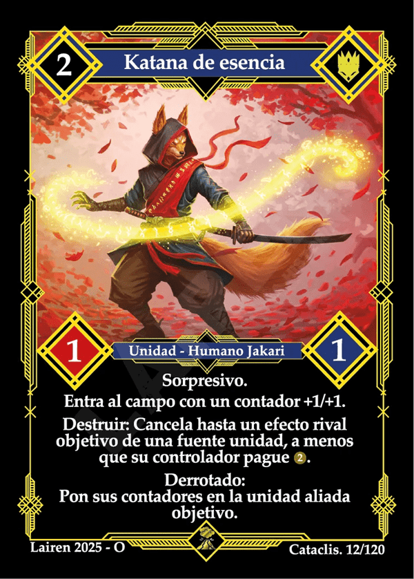 012 Katana De Esencia