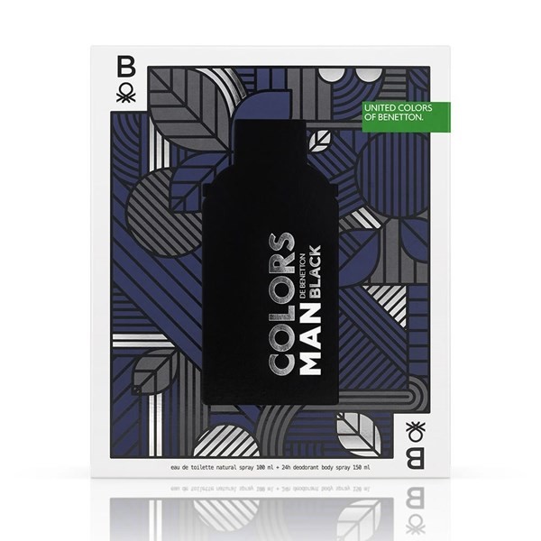 Benetton Colors Black Cofre Edt Presentación 100 ml