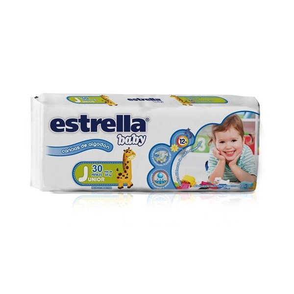 Pañales Estrella Junior Hiperpack 30 U. #1