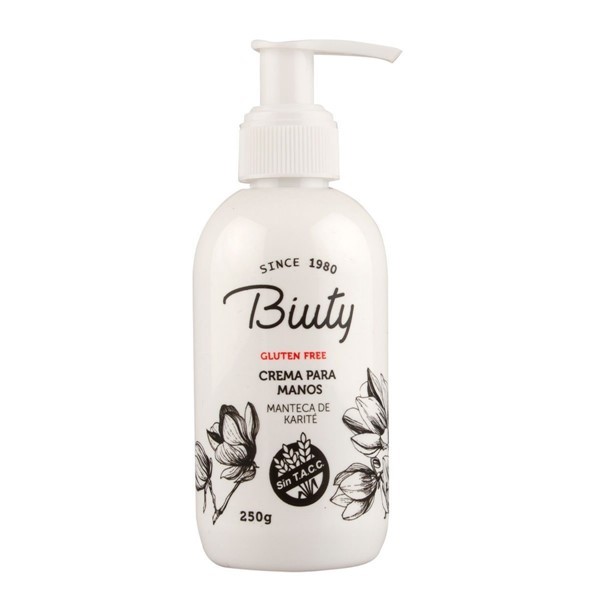 Biuty Crema Suavizante Para Manos Gluten Free 250 gr