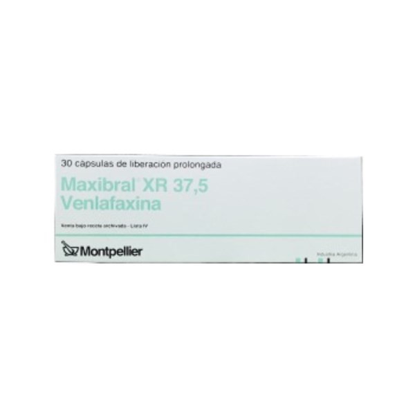Montpellier Maxibral Xr Venlafaxina 37.5 Mg x 30 Caps #1