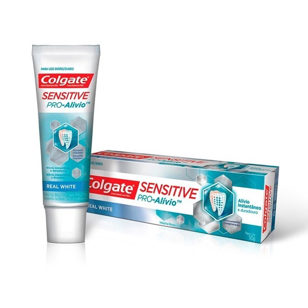 Crema Dental Colgate Sensitive Pro-alivio Real White 110 Gr alt