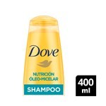 Shampoo Dove Nutrición Óleo Micelar 400 Cc. #1