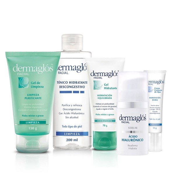 Dermaglos Set Rutina Experta Para Piel Mixta 200 ml #1