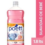 Limpiador Desinfectante De Pisos Poett Suavidad De Bebé 1.8 L #1