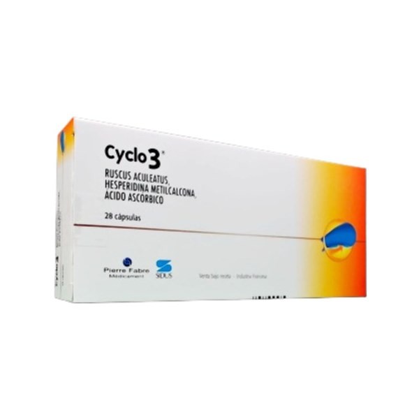 Sidus Cyclo 3 Ruscogenina + Hesperidina + Asoc. x 28 Cáps #1