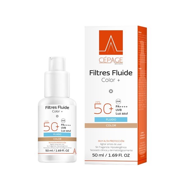 Protector Solar Fps 50+ Fluido con Color Cepage 50 ml alt