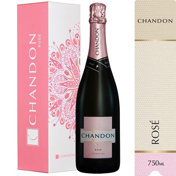 Estuche Espumante Brut Rosé Chandon 750 Cc. #1
