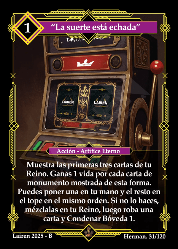 031 La Suerte Esta Echada - Coste 1